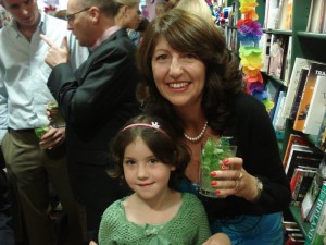 Nicole and her mum at the launch of One Kiss in Havana in Malahide Books
