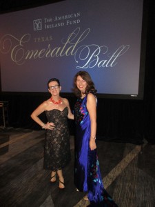 Jacqueline Quinn and Michelle at the Texas Emerald Ball.